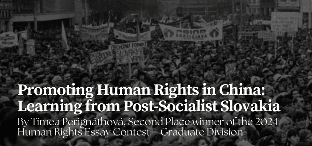 Promoting Human Rights in China: Learning from Post-Socialist Slovakia