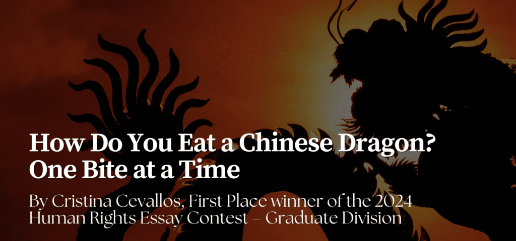 How Do You Eat a Chinese Dragon? One Bite at a Time