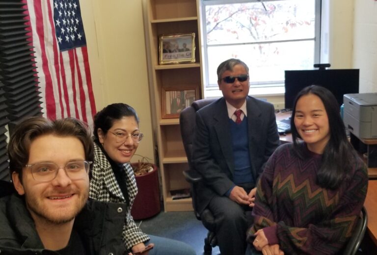 Chen Guangcheng teaching his seminar with M.A. of human rights students